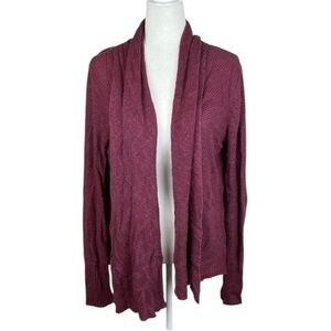 AVLN Studio Maroon Knit Cardigan Size M